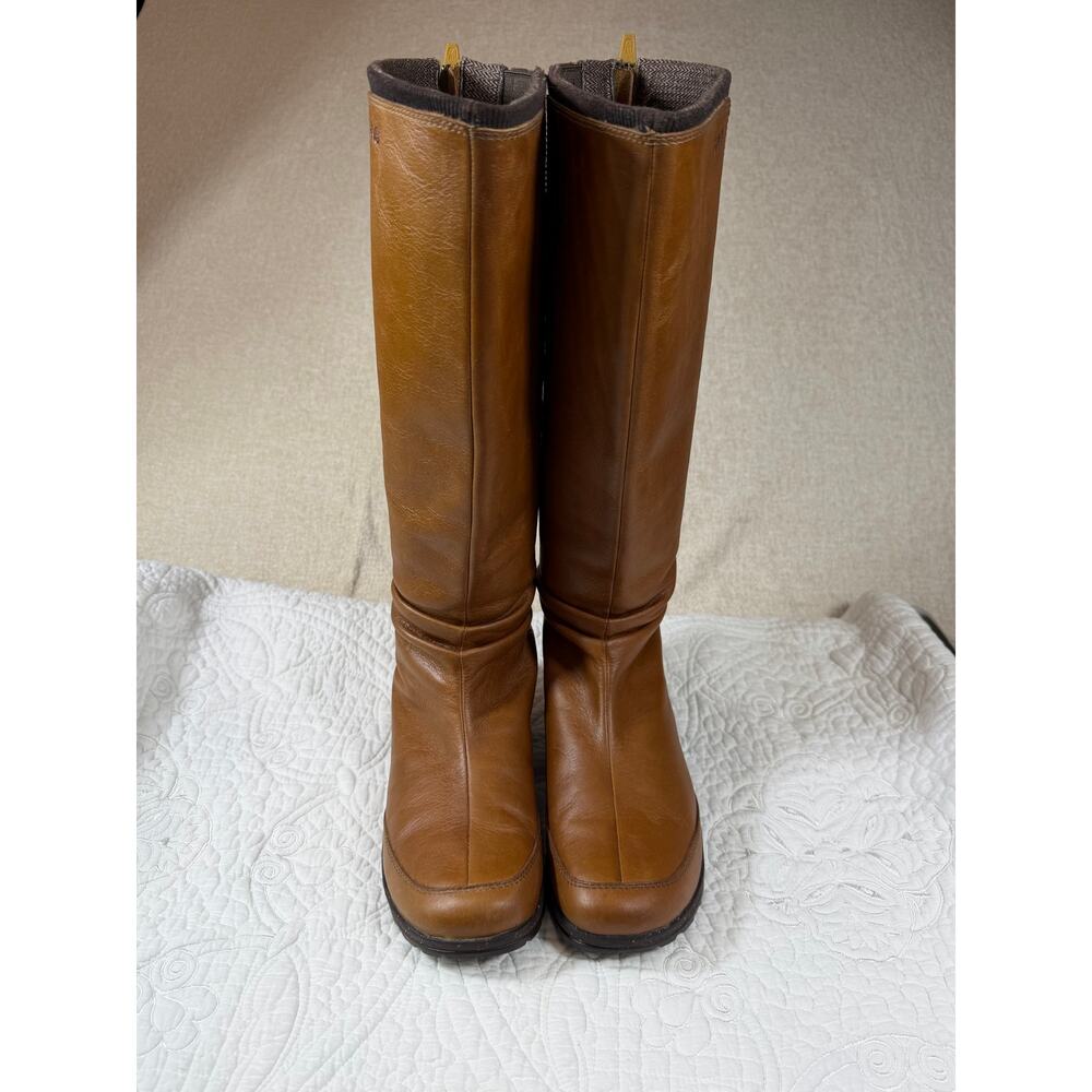 Teva Women's 8 Tan Afton Tall Leather Riding Outdoor Boots Equestrian Style - Picture 5 of 11
